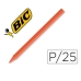 Coloured crayons Plastidecor 8169651 Orange Plastic (25 Units)