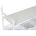 Aparador com Gavetas Home ESPRIT Branco Metal 110 x 36 x 186 cm