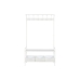 Stolík do haly s zásuvkami Home ESPRIT Biela Kov 110 x 36 x 186 cm