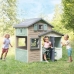 Zabawkowy Dom Smoby GREEN EVO FRIENDS HOUSE 175,4 x 114,3 x 162 cm