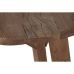 Stranska miza Home ESPRIT Rjava Recikliran les 60 x 60 x 45 cm