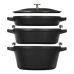 Casserole Zwilling La Cocotte Noir Fonte 1 Pièce Ø 24 cm 1 kg 4,2 L (1 Unités)