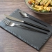 Fork Set Amefa Soprano Black Metal Stainless steel 12 Units