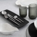 Set med skedar Bidasoa Fosil Metall Stål 14 x 3 x 2 cm Kaffe/ Café (6 antal)