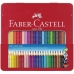 Kleurpotloden Faber-Castell 112423 Zwart Multicolour (24 Onderdelen)