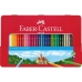 Ołówek Faber-Castell 115886 Czerwony Wielokolorowy (36 Części)