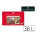 Lápiz Faber-Castell 115886 Rojo Multicolor (36 Piezas)