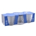 Set de Verres Quid Waves Transparent verre 260 ml (6 Unités)