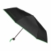 Foldable Umbrella Benetton Black 54 cm