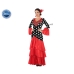 Aikuisten asut Punainen Flamencotanssija XXL