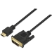 Кабел HDMI към DVI NANOCABLE 10.15.0503 3 m Черен