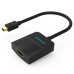 Kabel DisplayPort Mini a HDMI Vention HBCBB 10 cm Černý