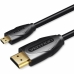 HDMI Kábel Vention VAA-D03-B150 1,5 m Čierna