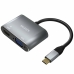 Adaptador HDMI a VGA Aisens A109-0627 Gris 15 cm