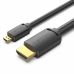 HDMI-Kabel Vention AGIBG 1,5 m Zwart