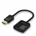 Adapter DisplayPort naar HDMI Vention HBGBB 15 cm Zwart Grijs