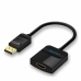 DisplayPort – HDMI adapteris Vention HBGBB 15 cm Juoda Pilka