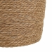 Multifunksjonell kurv 3 Deler 28 x 28 x 36 cm Naturell Naturfiber