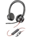 Auricolari con Microfono Poly Blackwire 8225 Nero