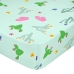 Verstelbaar onderlaken HappyFriday Moshi Moshi Cute Llamas Multicolour 90 x 200 x 32 cm