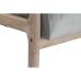 2 vietų sofa DKD Home Decor Pilka Kaučiukmedžio mediena Aksomas 122 x 85 x 74 cm