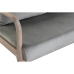 Двухместный диван DKD Home Decor Серый древесина каучукового дерева Велюр 122 x 85 x 74 cm