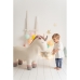 Fluffy toy Crochetts AMIGURUMIS MAXI White Unicorn 110 x 83 x 33 cm