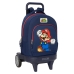 Šolski nahrbtnik s kolesi Super Mario World 33 X 45 X 22 cm
