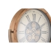 Laikrodis Home ESPRIT Stiklas Eglės mediena 61 x 55 x 183 cm