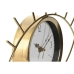 Wall Clock Home ESPRIT Golden Metal 29 x 4 x 22 cm