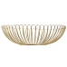 Centerpiece Home ESPRIT Golden 32 x 32 x 8,5 cm