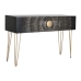 Consola Home ESPRIT Negro Dorado Metal Madera de mango 120 x 38 x 76 cm