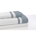 Prešívané obliečky bez výplne Alexandra House Living Marbella Oceľová sivá 150 cm posteľ 4 Kusy