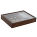 Jogos Home ESPRIT Madeira Cristal 22 x 16,5 x 3,5 cm