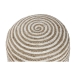 Repose-pied Home ESPRIT Jute Bois d'eucalyptus 40 x 40 x 45 cm