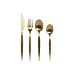 Besteck DKD Home Decor Gold Edelstahl 2 x 0,5 x 22 cm 24 Stücke