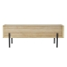 Banquette DKD Home Decor Naturel Bois Métal 120 x 40 x 43 cm