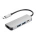 Hub USB-C Celly Prohub Grigio (1 Unità)