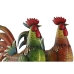 Figura Decorativa Home ESPRIT Multicolor Galo 34,3 x 14 x 48,3 cm (2 Unidades)