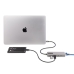 Hub USB-C Startech 10G2A1C25EPD-USB-HUB Cinzento