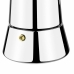 Italiensk Kaffekande Monix M630004 Stål Sølv 4 Skodelice