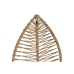 Bengaleiro de parede Home ESPRIT Natural Juta Metal 12 x 4 x 26 cm