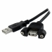 Kabel USB Startech USBPNLAFAM1          USB A Črna