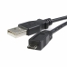 Câble USB vers Micro USB Startech UUSBHAUB2M           USB A Micro USB B Noir