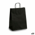 Papirnata vreča 24 x 12 x 40 cm Črna (25 kosov)