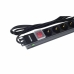 Stopcontactenstrip 8 Tomas met Interruptor Phasak BNS 1520 (3 m) (2 m)