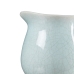 Vase türkis aus Keramik 17,5 x 13 x 15 cm