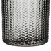 Vase Gris verre 10 x 10 x 25 cm