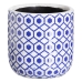 Conjunto de vasos Azul Terracota 19 x 19 x 17 cm Redondo (2 Unidades)