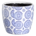 Set de pots de fleurs Bleu Terre cuite 19 x 19 x 17 cm Rond (2 Unités)